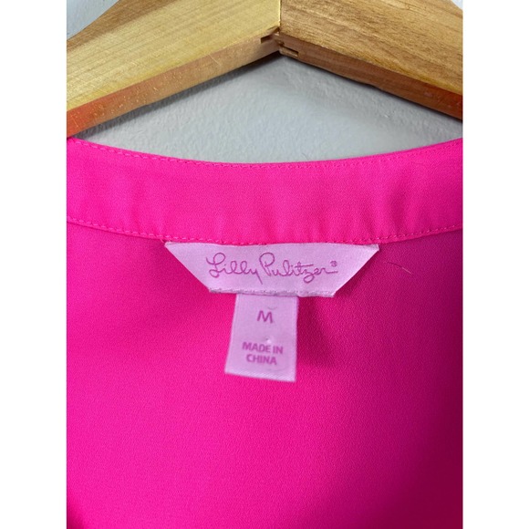 Lilly Pulitzer Pink Sleeveless Blouse - Picture 3 of 6